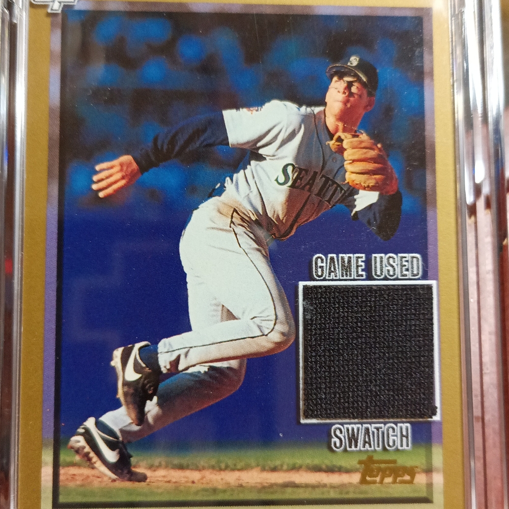Authentic GAME WORN JERSEY PATCH CARD JERSEY FUSION AROD